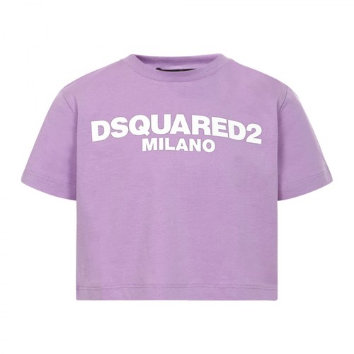 Dsquared2, T-shirt Różowy, female, 365.00PLN