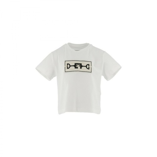 Elisabetta Franchi, T-shirt Biały, male, 502.00PLN