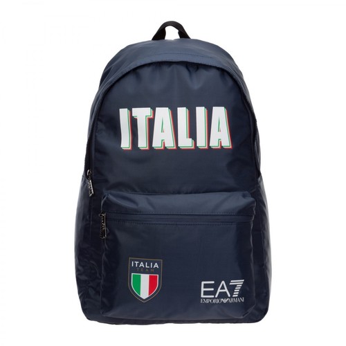 Emporio Armani EA7, backpack Niebieski, male, 299.00PLN