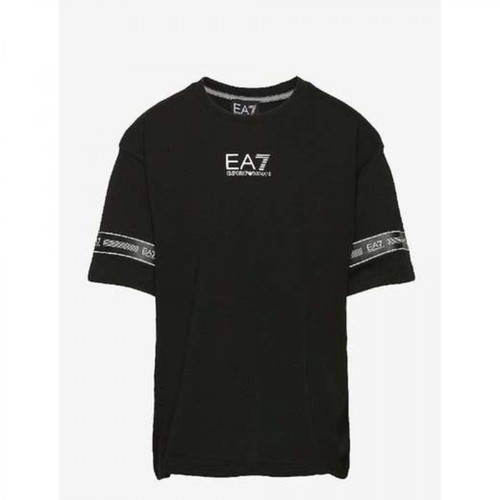 Emporio Armani EA7, T-Shirt Czarny, male, 251.00PLN