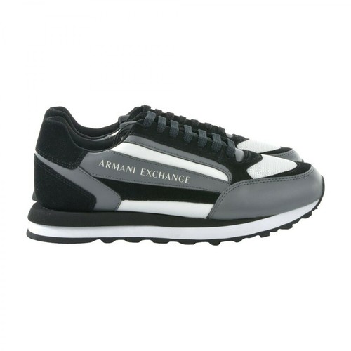 Emporio Armani, Sneakers Szary, male, 570.00PLN