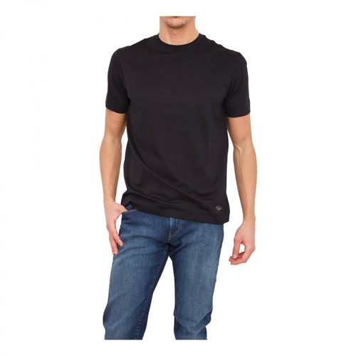 Emporio Armani, T-Shirt Czarny, male, 486.00PLN