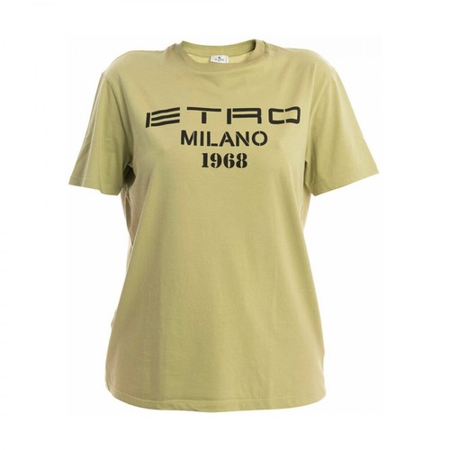 Etro, T-Shirt Zielony, female, 873.00PLN