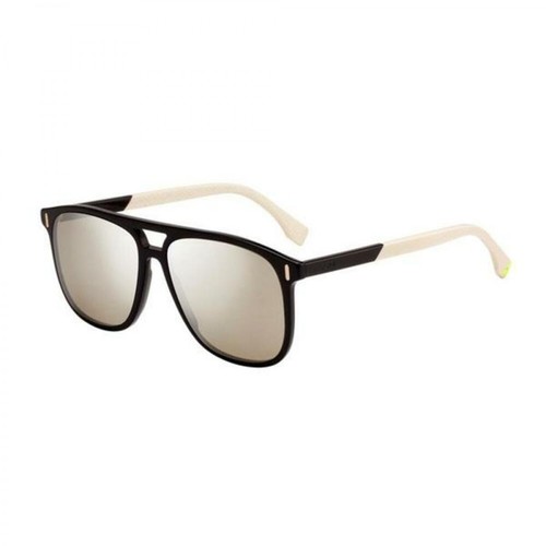 Fendi, Rectangular Sunglasses Brązowy, male, 1095.00PLN