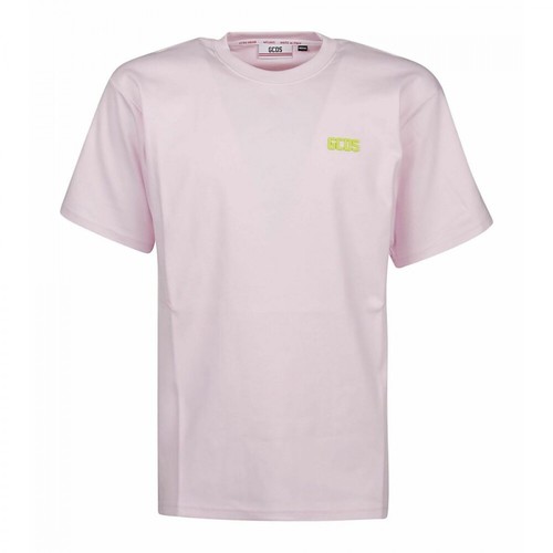 Gcds, Cc94M02100161 Cotton T-Shirt Różowy, male, 851.00PLN