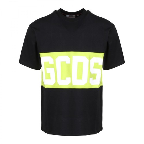 Gcds, Short Sleeve T-shirt Cc94M021014 Żółty, male, 885.00PLN