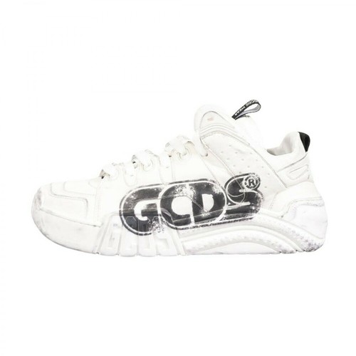 Gcds, Slim Skate Sneakers Biały, male, 1017.87PLN