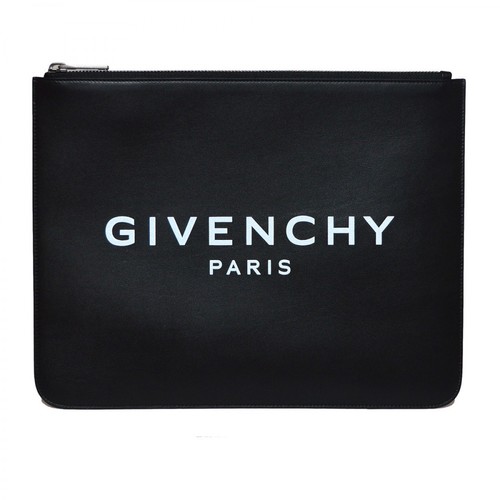 Givenchy, Duży etui na suwak Logo Czarny, female, 2873.06PLN