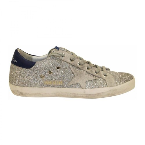 Golden Goose Pre-owned, Golden Goose Super-Star Sneakers With Grey Star And Blue Inserts In pre-owned Szary, female, 2801.19PLN