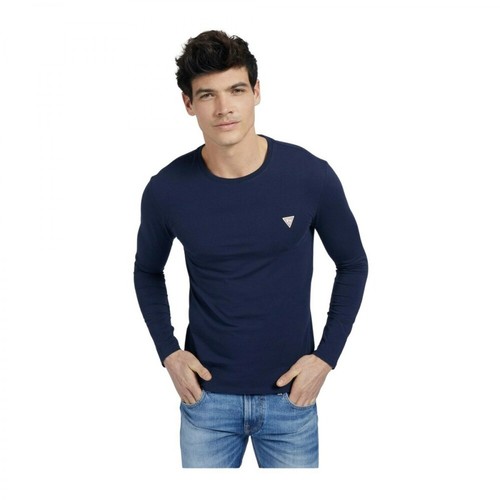 Guess, T-shirt Niebieski, male, 151.00PLN