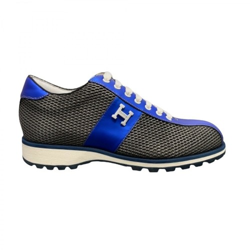 Harris Shoes, Scarpe sneakers pelle U17Ha156 Niebieski, male, 1916.00PLN
