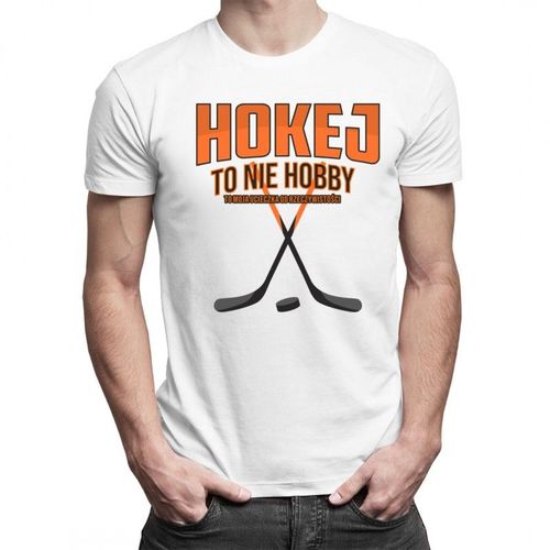 Hokej to nie hobby - męska koszulka z nadrukiem 69.00PLN