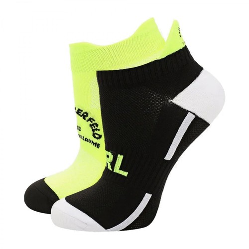 Karl Lagerfeld, RSG 2pak Tennis Socks Żółty, female, 372.00PLN