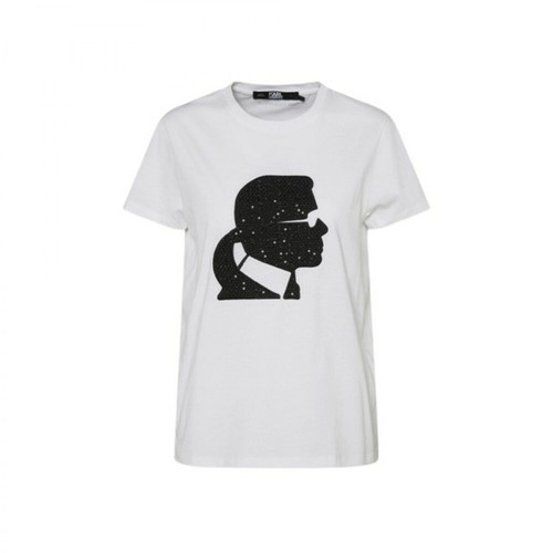 Karl Lagerfeld, T-shirt Biały, female, 452.00PLN