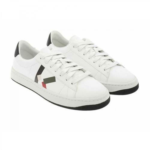 Kenzo, K-Logo Laceup Sneakers Biały, male, 1526.00PLN