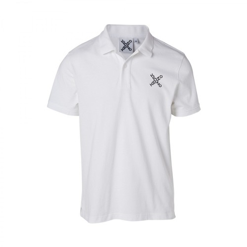 Kenzo, T-Shirt Z Logo Biały, male, 440.00PLN