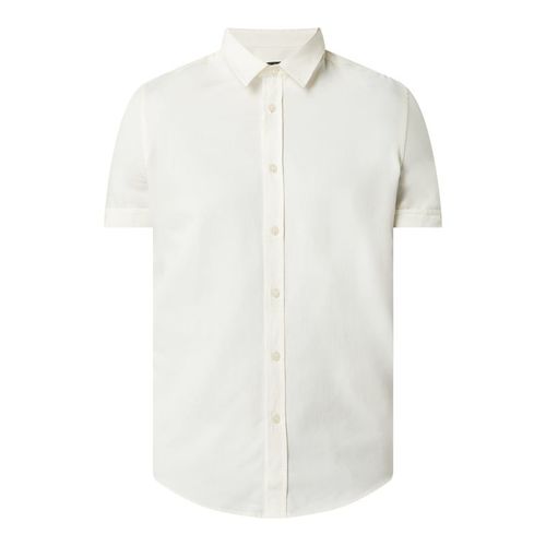 Koszula casualowa o kroju slim fit z mieszanki bawełny i lyocellu z krótkim rękawem model ‘Fenno’ 279.99PLN