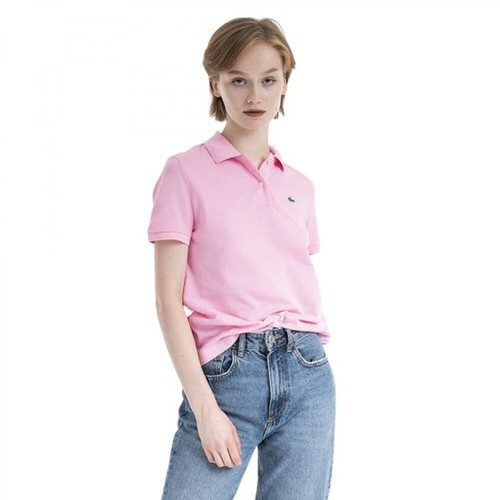 Lacoste, Koszulka Fit Soft Cotton Pf7839 6US Różowy, female, 458.85PLN
