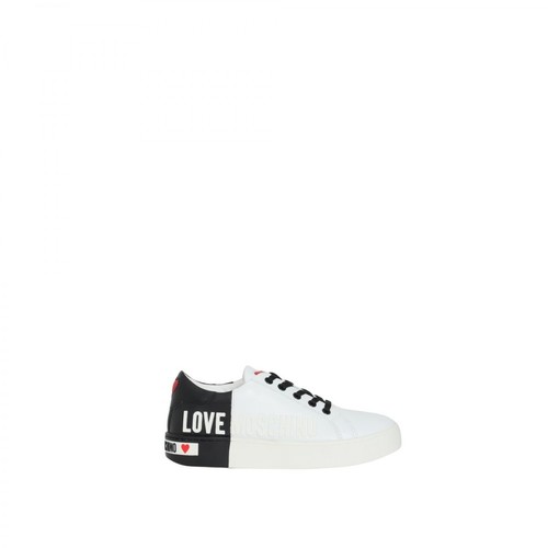 Love Moschino, Cassetta35 Sneakers Calf Leather Ja15123G1Cia110A Biały, female, 862.00PLN