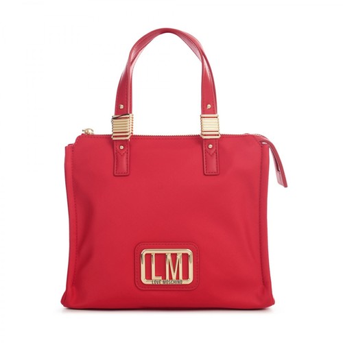 Love Moschino, Square Handbag Czerwony, female, 794.00PLN