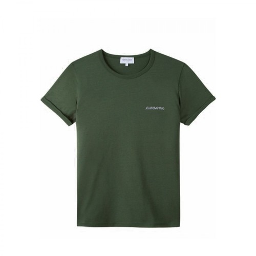 Maison Labiche, T-shirt poitou awesome Zielony, male, 192.00PLN