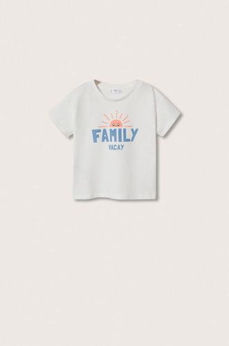 Mango Kids t-shirt bawełniany dziecięcy Vacay 29.99PLN