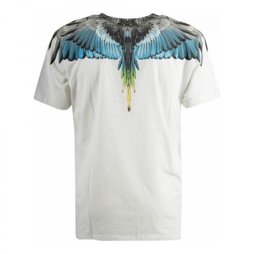 Marcelo Burlon, Wings Regular T-Shirt Biały, male, 926.00PLN