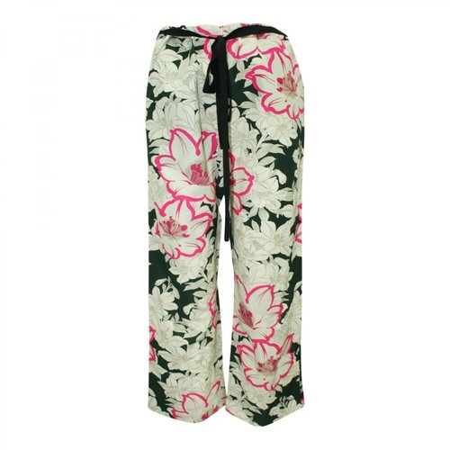 Marni Pre-owned, Luźne spodnie w kwiaty - stan techniczny bardzo dobry It36 Różowy, female, 1152.74PLN