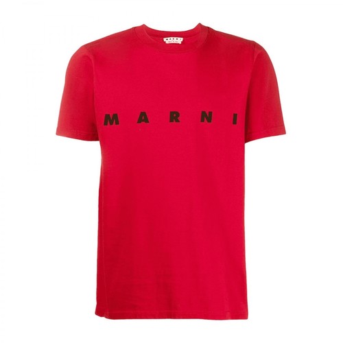 Marni, T-shirt Czerwony, male, 656.00PLN