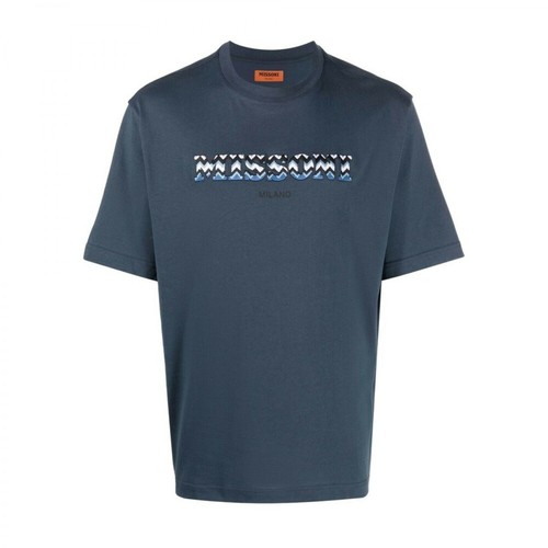 Missoni, T-shirt Niebieski, male, 1140.00PLN