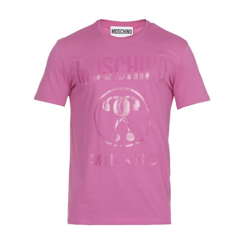 Moschino, T-shirt Różowy, male, 445.00PLN