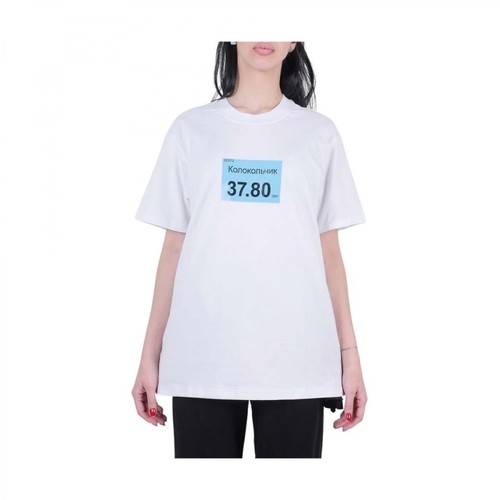 Natasha Zinko, T-Shirt Kolokolchik Biały, female, 426.00PLN