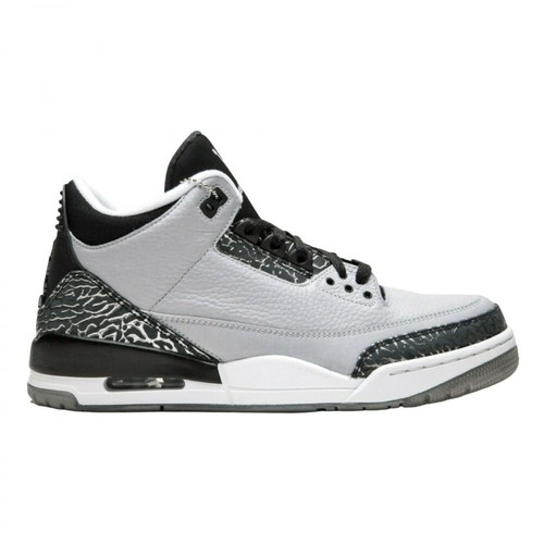 Nike, Air Jordan 3 Retro Wolf Grey Sneakers Szary, male, 2417.00PLN