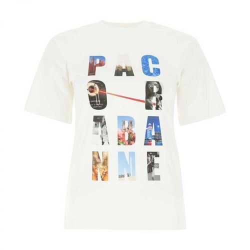 Paco Rabanne, T-Shirt Biały, female, 479.00PLN