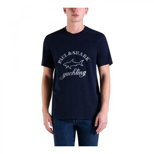 Paul & Shark, T-shirt Niebieski, male, 377.00PLN