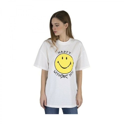 Philosophy di Lorenzo Serafini, T-Shirt Smiley Biały, female, 853.00PLN
