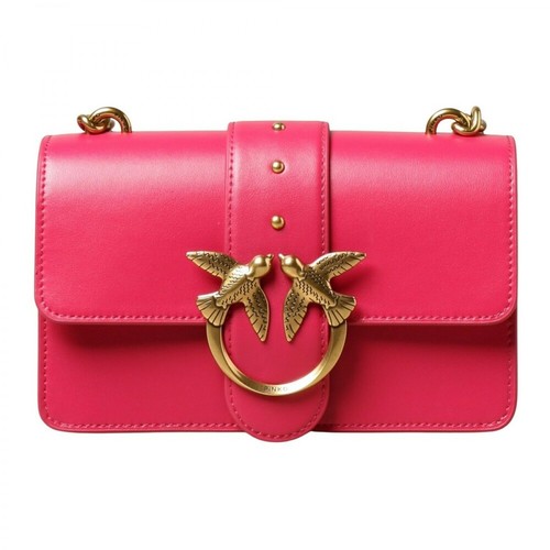 Pinko, BAG Love Mini Icon Simply Różowy, female, 1252.76PLN
