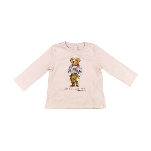 Polo Ralph Lauren, T-Shirt Różowy, female, 206.00PLN