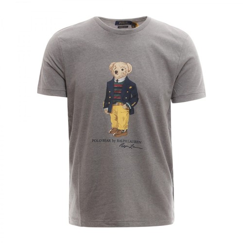 Polo Ralph Lauren, T-shirt Szary, male, 304.00PLN