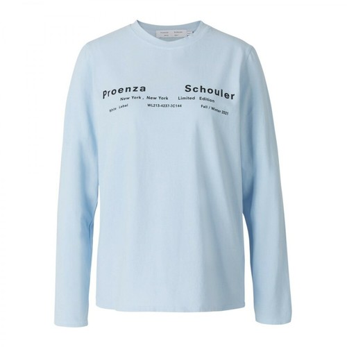 Proenza Schouler, T-shirt Niebieski, male, 741.00PLN