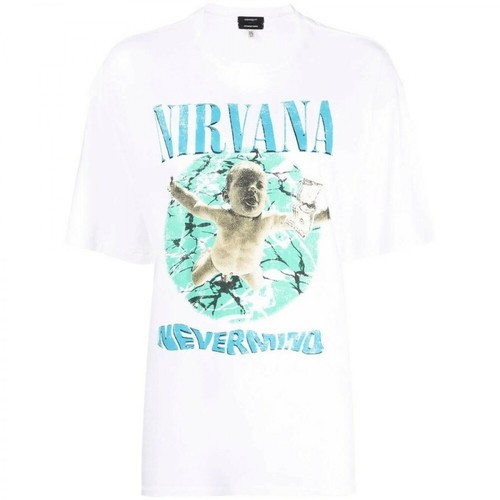 R13, T-Shirt Nirvana Nevermind Album C Beżowy, female, 1665.00PLN