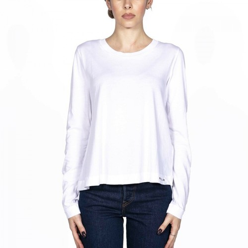 Replay, T-Shirt ML Biały, female, 315.00PLN