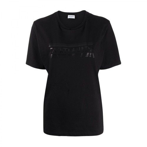 Saint Laurent, T-Shirt Czarny, female, 1077.00PLN