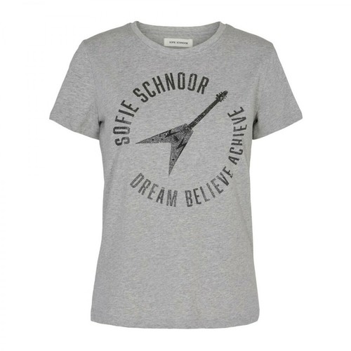 Sofie Schnoor, S213381a T-Shirt Toppe & T-Shirt S213381a Szary, male, 219.60PLN