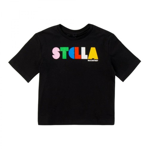 Stella McCartney, 603438Srj27 T-shirt maniche corte Czarny, female, 320.00PLN