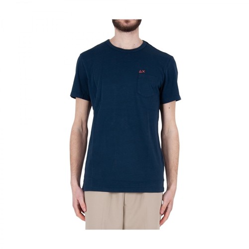 Sun68, T-shirt Niebieski, male, 151.30PLN