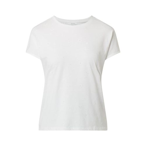 T-shirt z kwiatowymi haftami model ‘Slume’ 89.99PLN