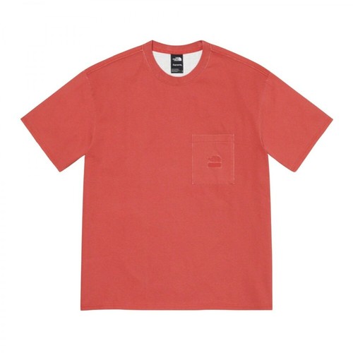 The North Face, Printed Pocket T-shirt Czerwony, male, 821.00PLN