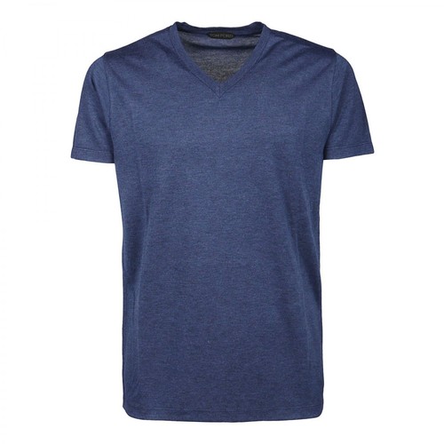 Tom Ford, T-Shirt Niebieski, male, 1124.55PLN