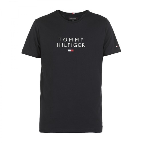 Tommy Hilfiger, T-shirt Czarny, male, 171.00PLN